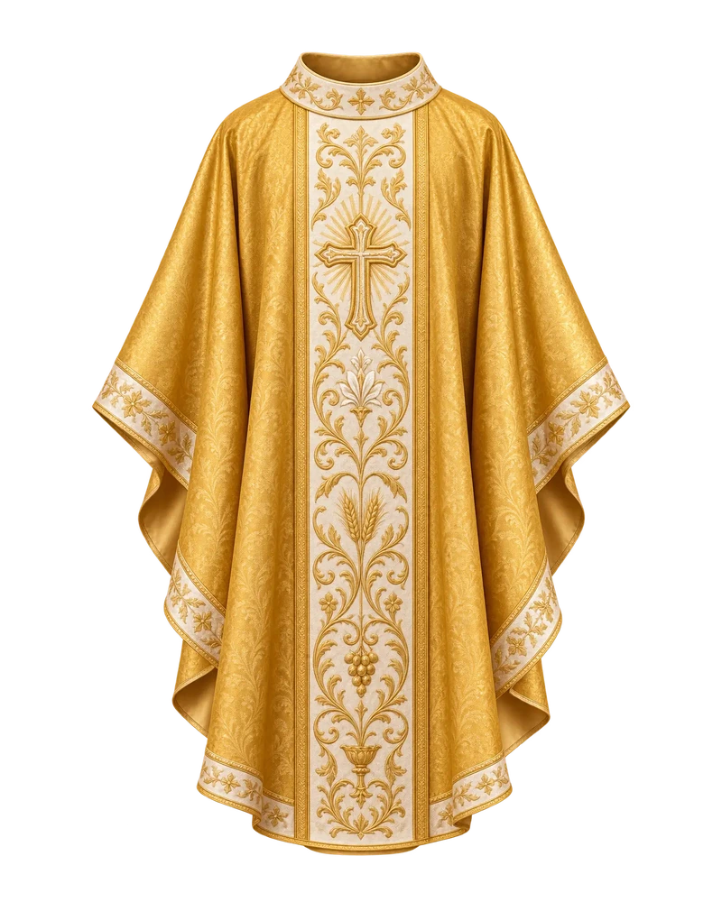 Casula na cor Dourado